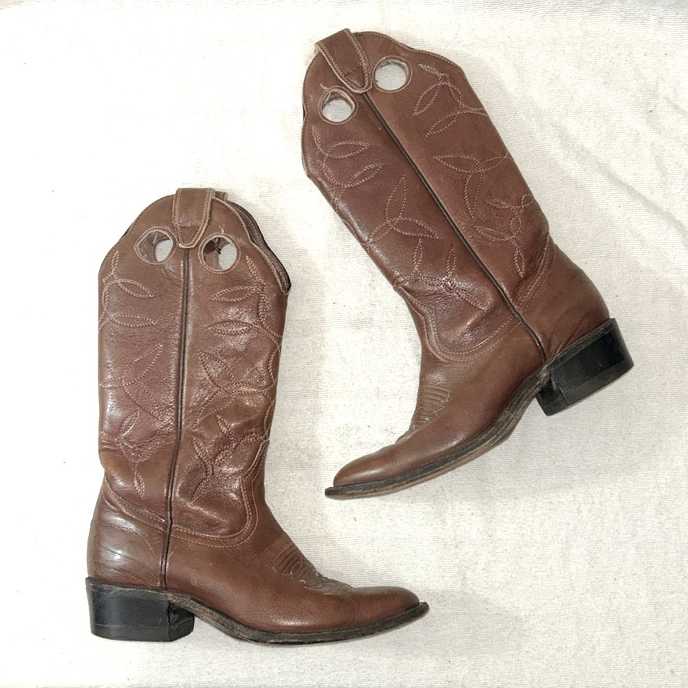 Boulet Canada Western Leather Boots